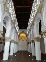 Inside the synagogue