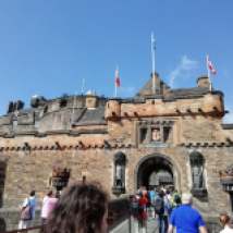 The front of Edinburgh Castle