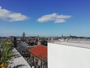 The roof terrace, National Museum of Scotland